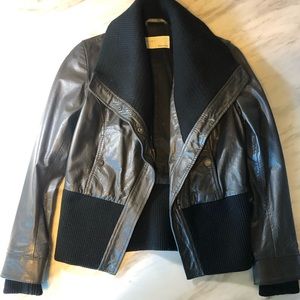 William Rast Leather Jacket - medium